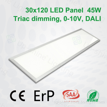 CE RoHs SAA TUV listed 216PCS 2835SMD led chip with 5 years warranty 300*1200 45W led panel lights ceiling down light